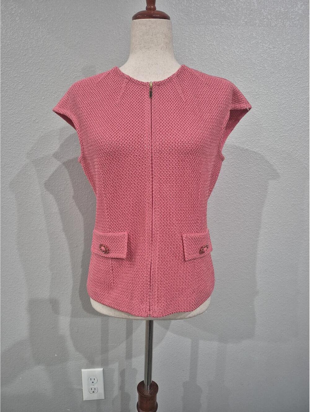 ST. JHON Womens Pink Formal top Size 6